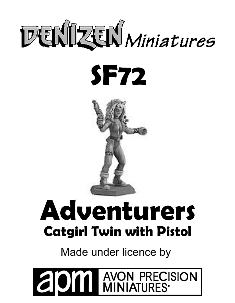 (image for) SF72 Catgirl Twin with Pistol
