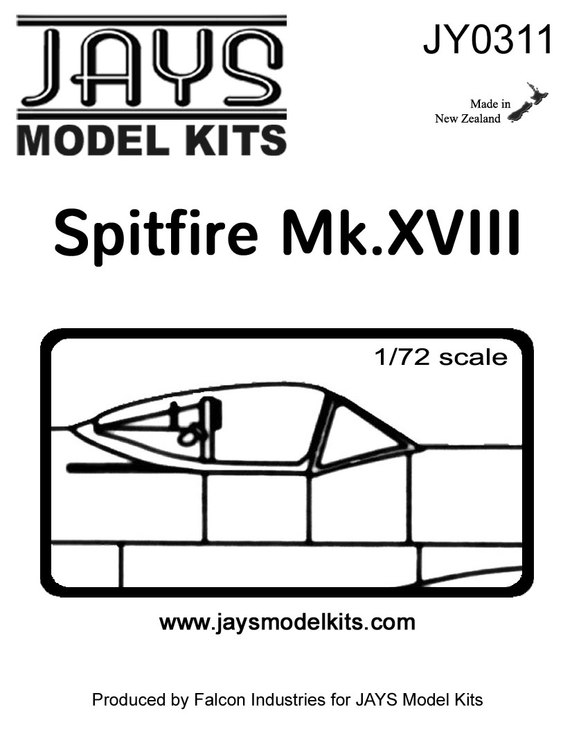 JY0311 Spitfire Mk.18 Canopy