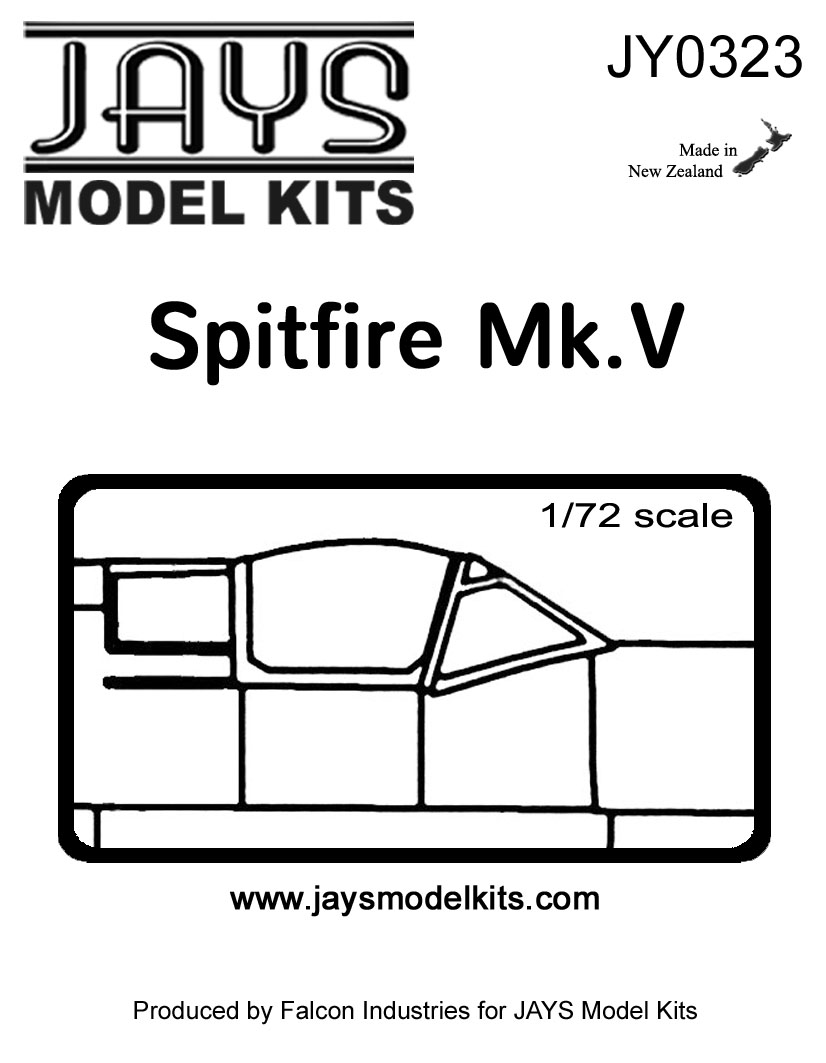 JY0323 Spitfire Mk.V Canopy