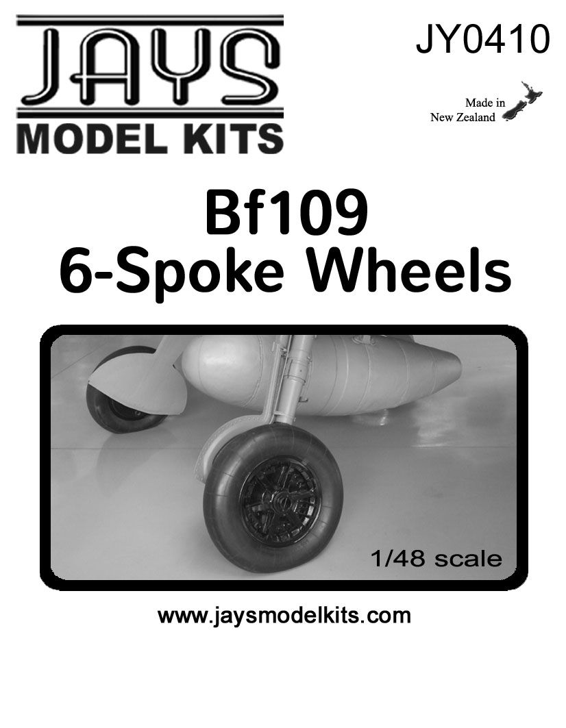 JY0410 Bf109 6-Spoke Wheels