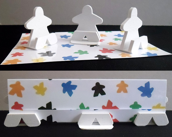 JY7301 Meeples Card Holder with Printed Insert