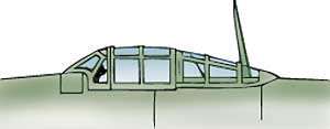 9124 - Mitsubishi A6M Zero Canopy