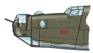 9141 - Convair B-24H/J Liberator Canopy