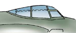 9156 - De Havilland Mosquito VI Canopy