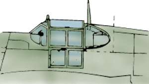 9528 - North American P-51B Mustang Canopy
