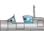 9625 - Supermarine Spitfire IX Canopy