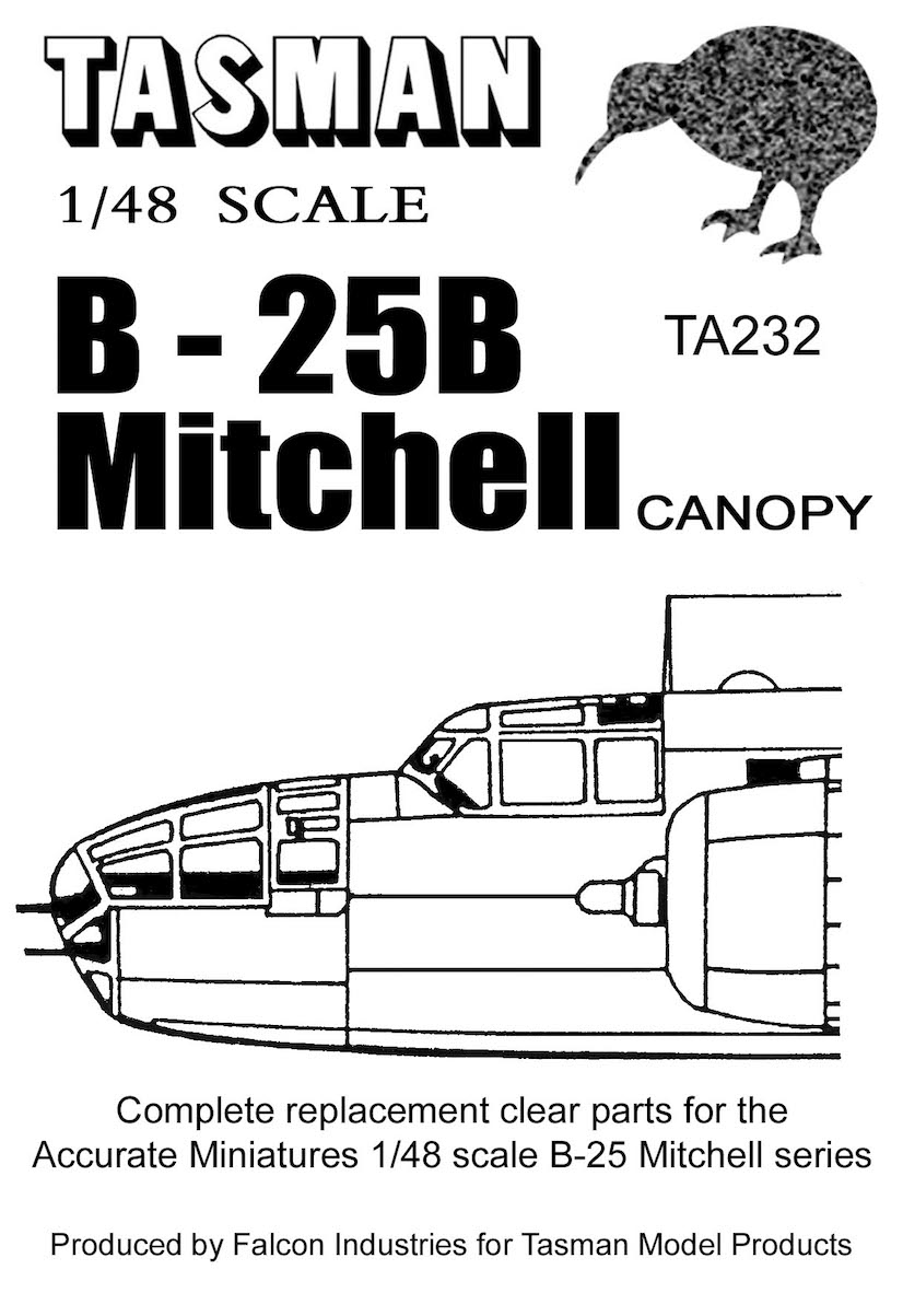 TA232 B-25B Mitchell Canopy