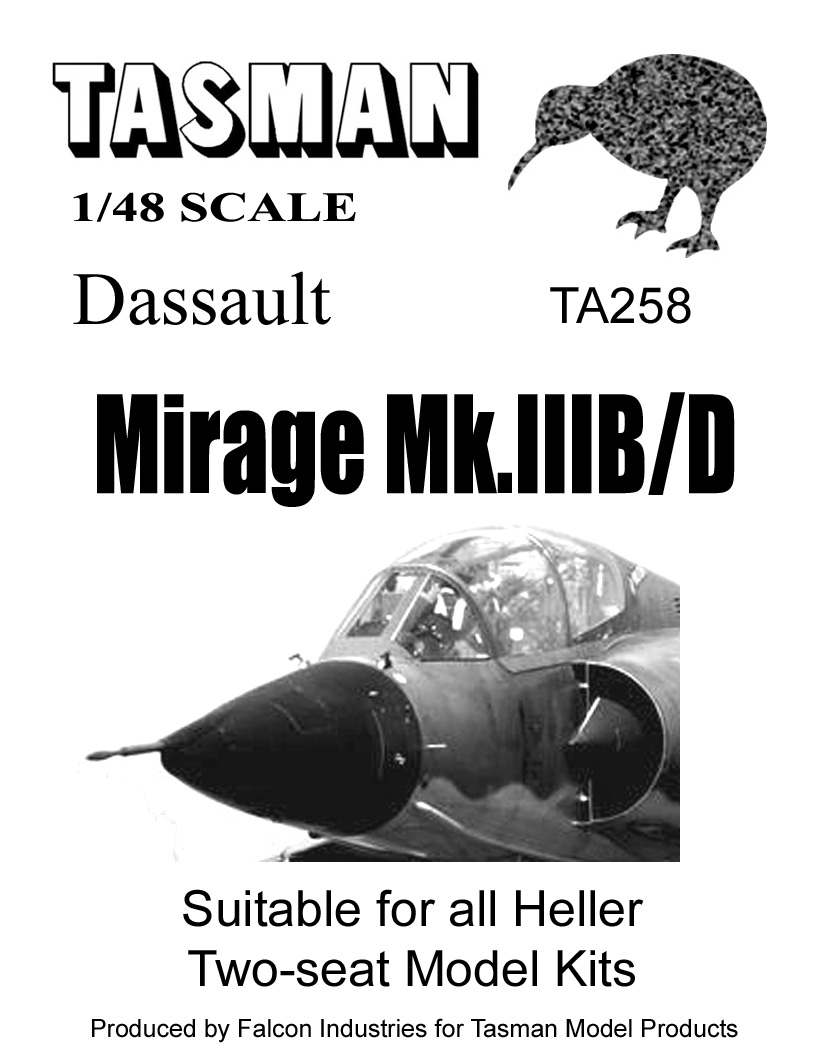 TA258 Dassault Mirage Mk.IIIB/D Canopy