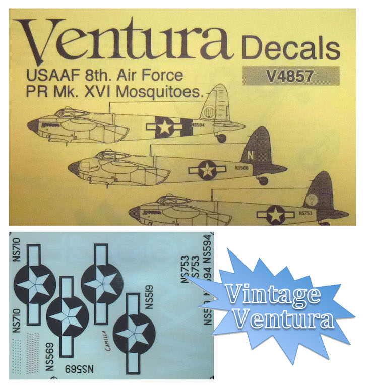 V4857 USAAF 8th Air Force PR Mk.XVI Mosquitoes